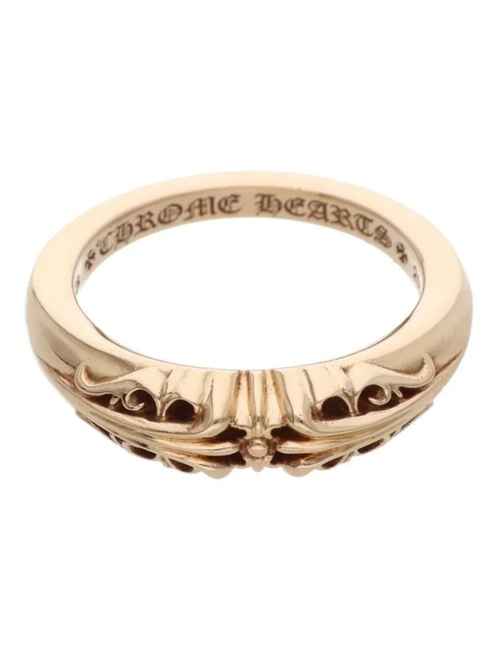 Chrome Hearts 22k Baby Clsc 22k Classic K&t Gold Ring